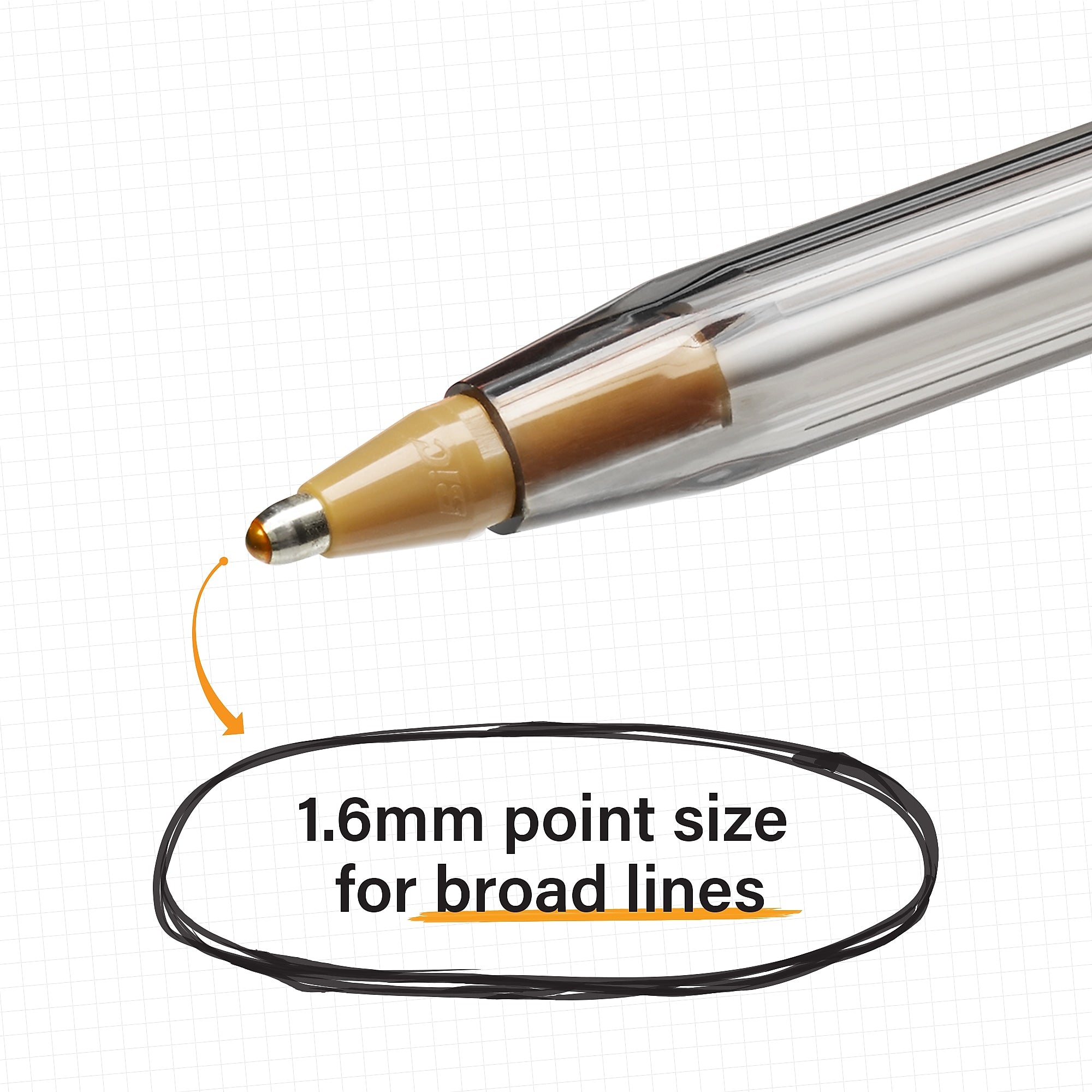 BIC Cristal Ballpoint Stick Pens, Bold Point, Assorted Ink, 24/Pack