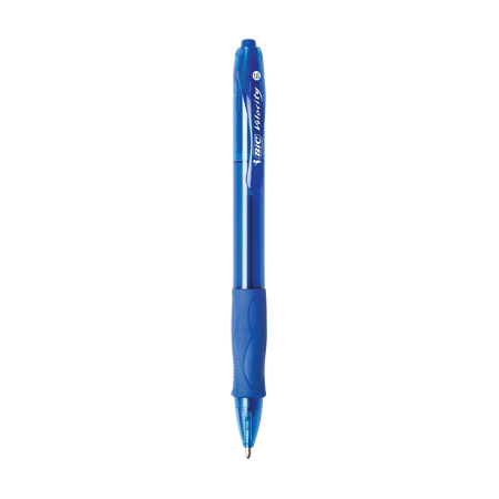 BIC Glide Bold Retractable Ballpoint Pen, Bold Point, 1.6mm, Blue Ink, 36/Pack