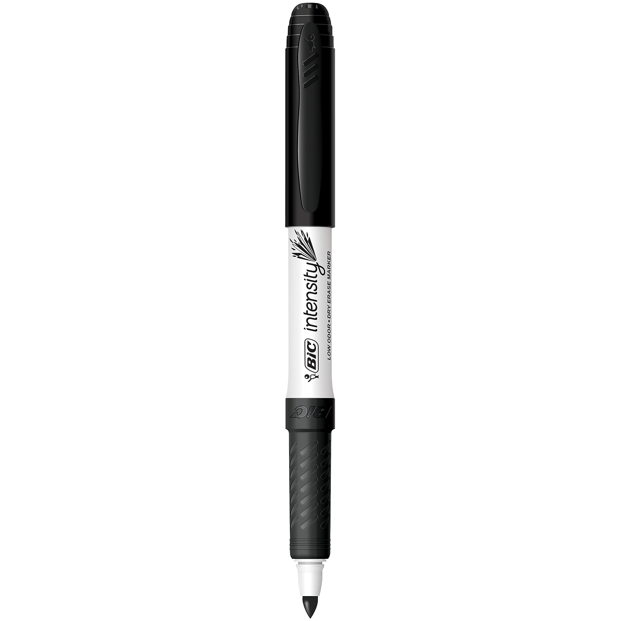 BIC Intensity Dry Erase Markers, Fine Tip, Black, 175/Carton