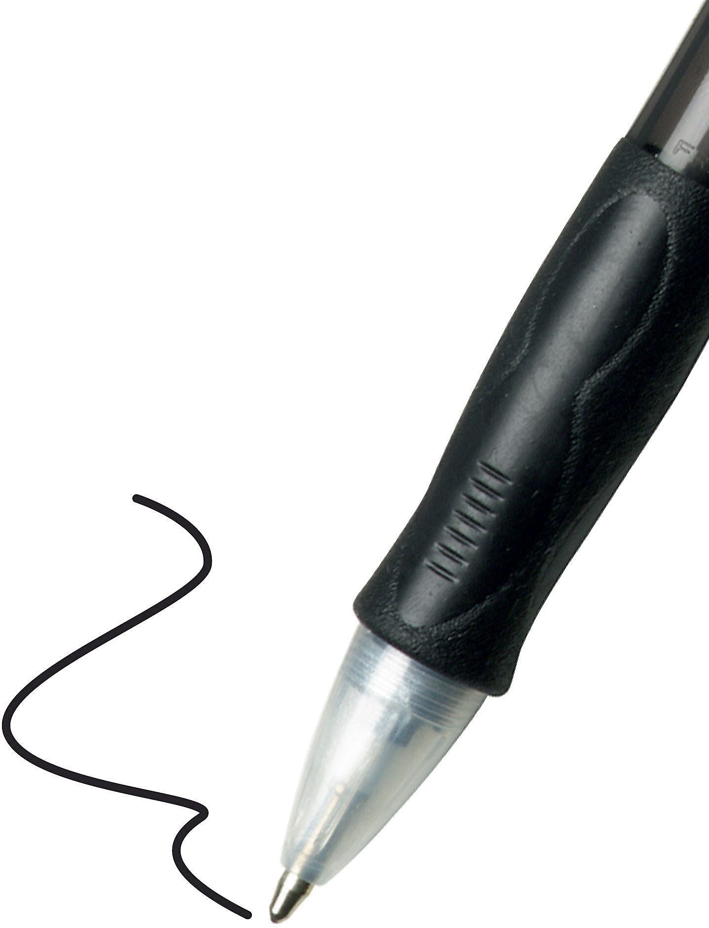 BIC Velocity Retractable Ballpoint Pens, Medium Point, 1.0mm, Black Ink, 36/Pack