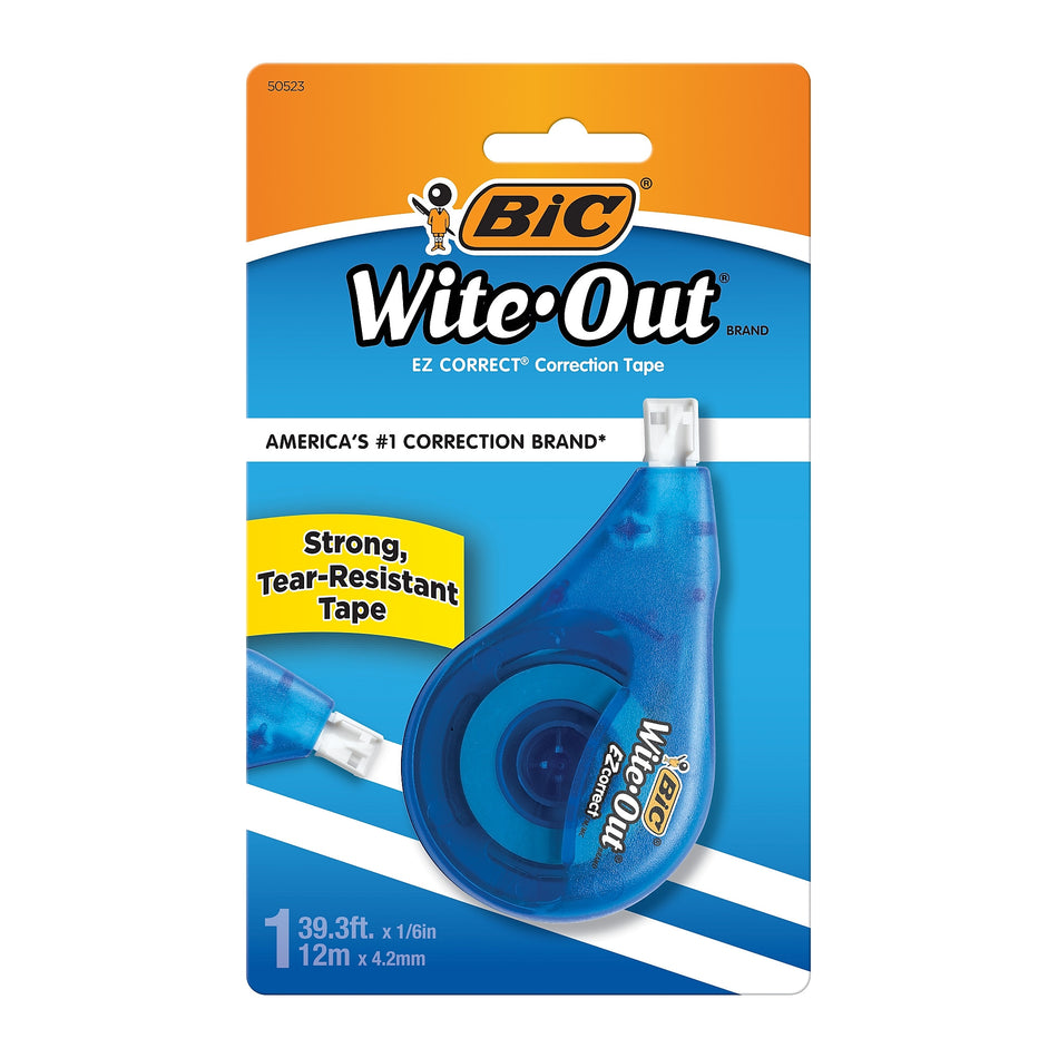 BIC Wite-Out EZ Correct Correction Tape, White