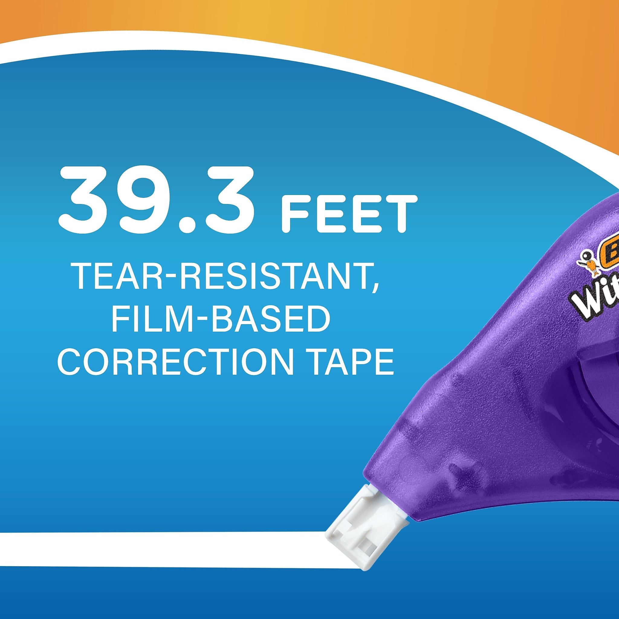 BIC Wite-Out EZ Correct Correction Tape, White, 10/Pack