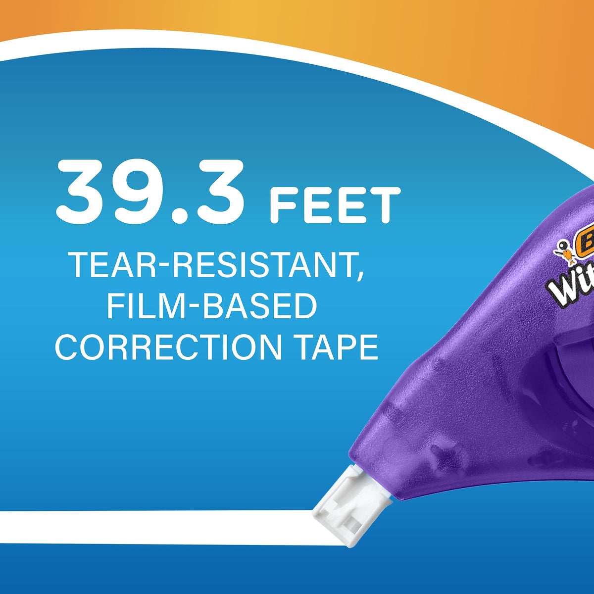 BIC Wite-Out EZ Correct Correction Tape, White, 18/Pack