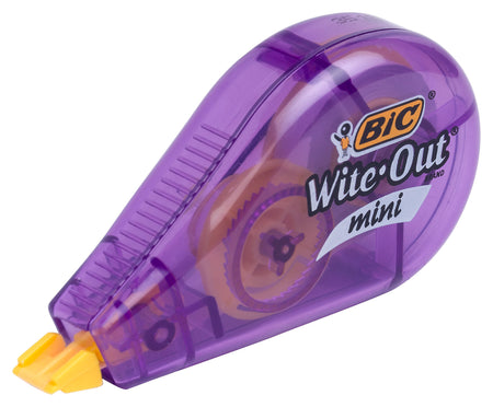 BIC Wite-Out Mini Correction Tape, White, 3/Pack