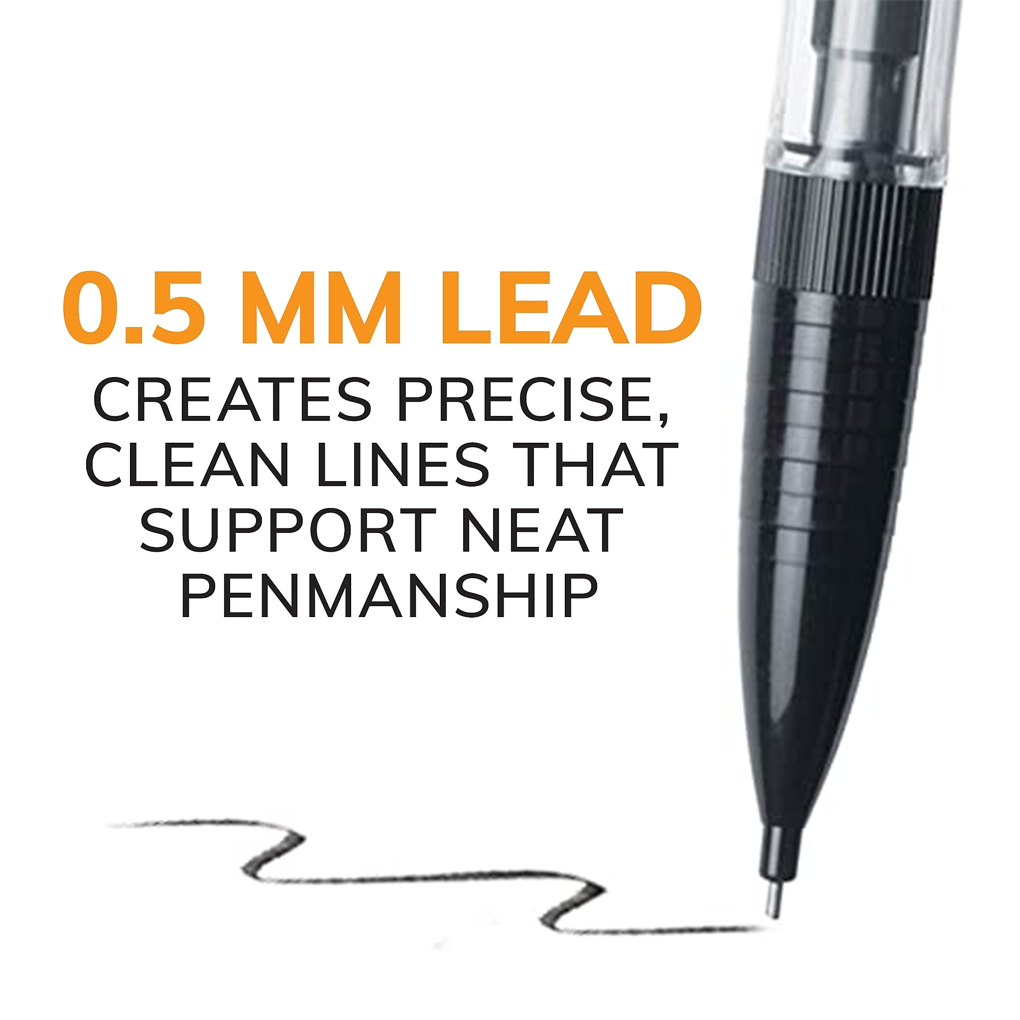 BIC Xtra Precision Mechanical Pencil, 0.5mm, #2 Hard Lead, 2 Dozen