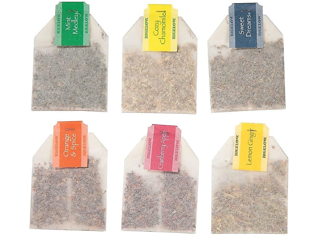 Bigelow Assorted Herbal Tea Bags, 28/Pack, 6 Packs/Carton