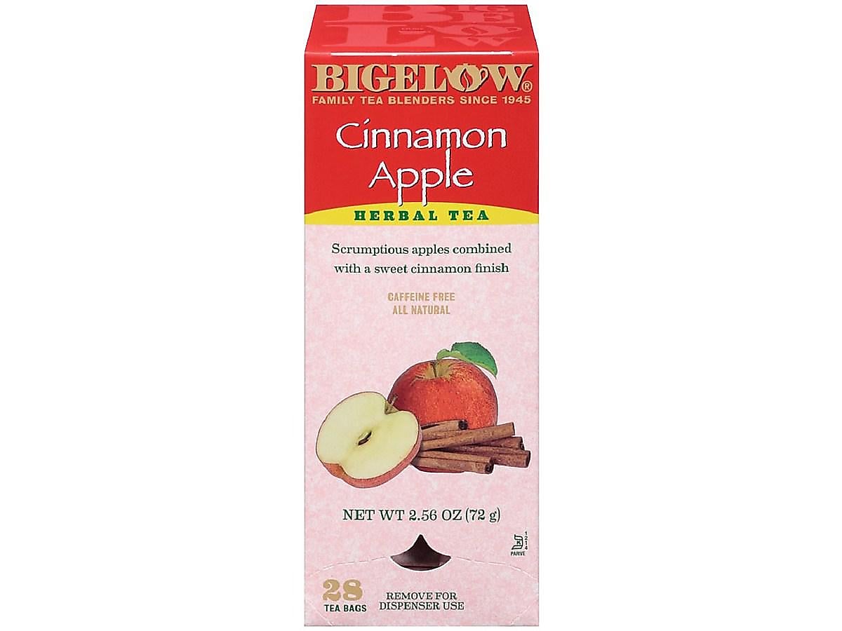 Bigelow Cinnamon Apple Herbal Tea Bags, 28/Box