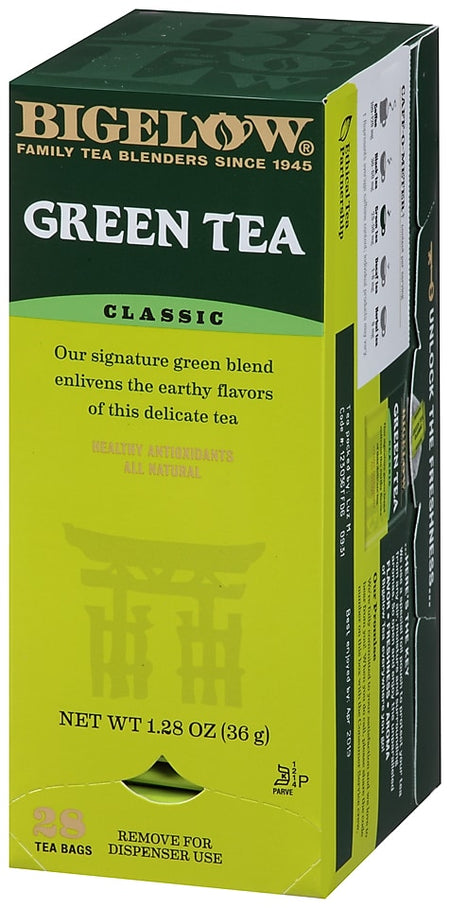 Bigelow Classic Green Tea Bags, 28/Box