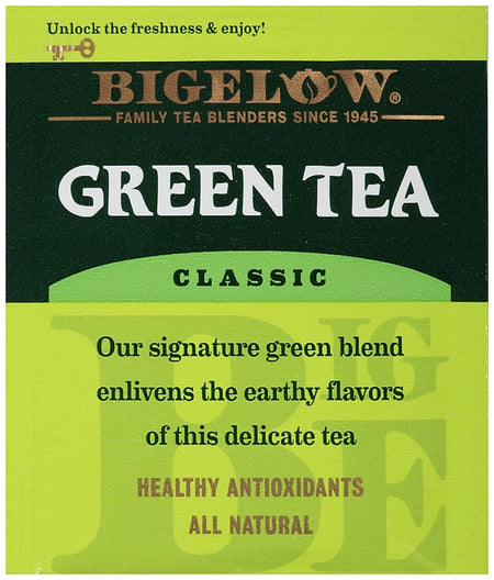 Bigelow Classic Green Tea Bags, 28/Box