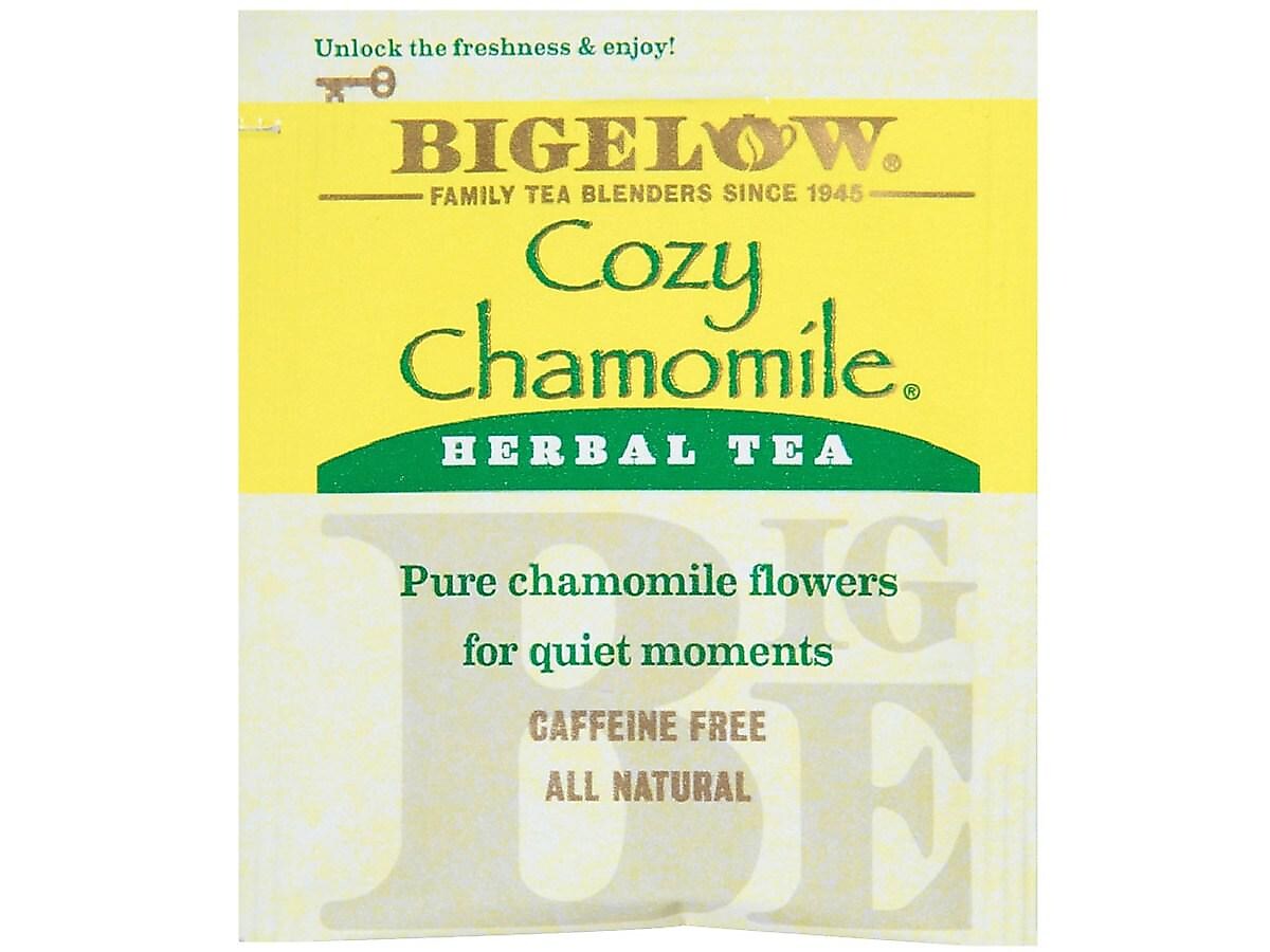 Bigelow Cozy Chamomile Herbal Tea Bags, 28/Box