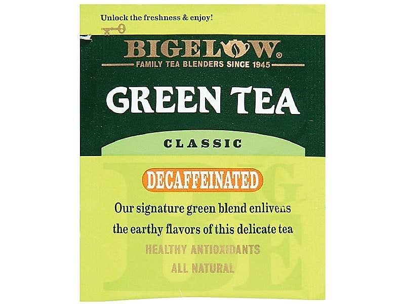 Bigelow Decaffeinated Classic Green Tea Bags, 28/Box