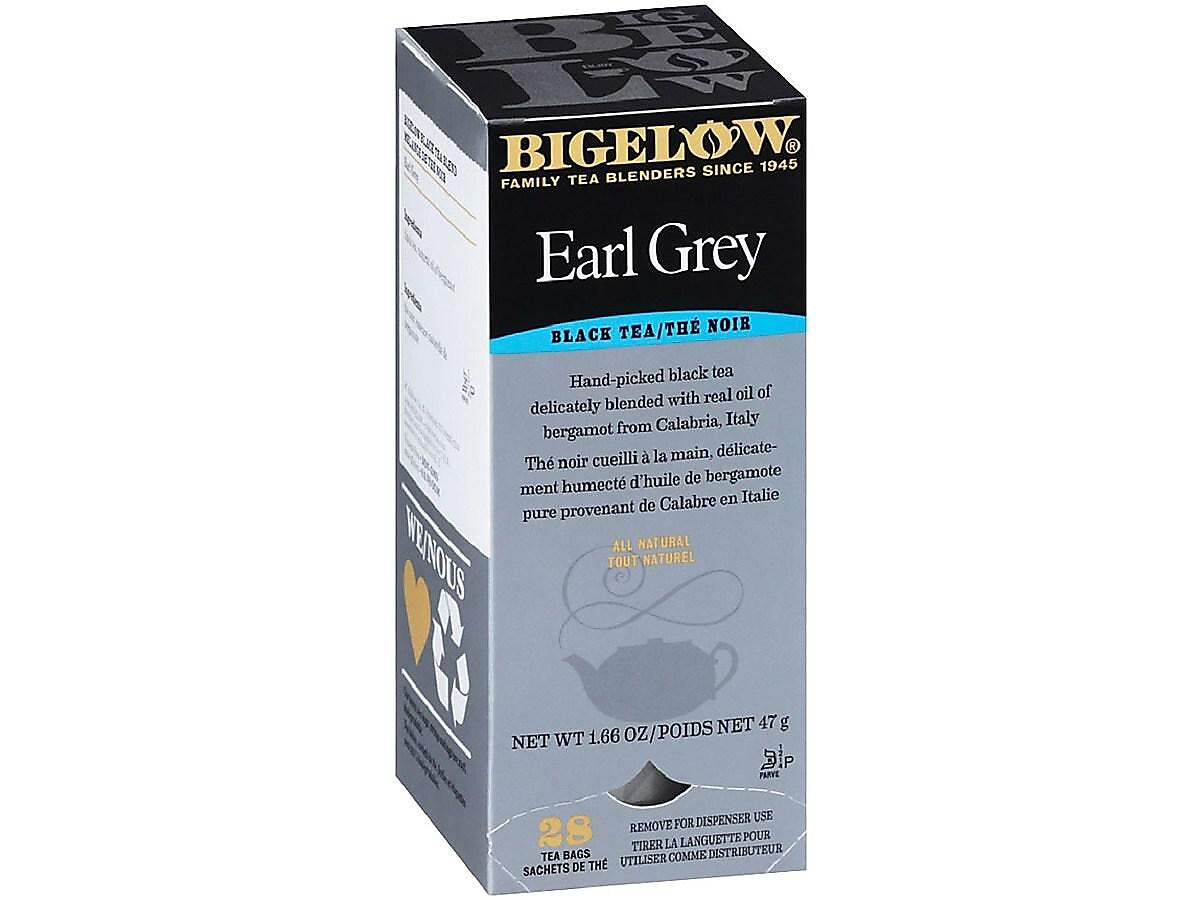 Bigelow Earl Grey Tea Bags, 28/Box