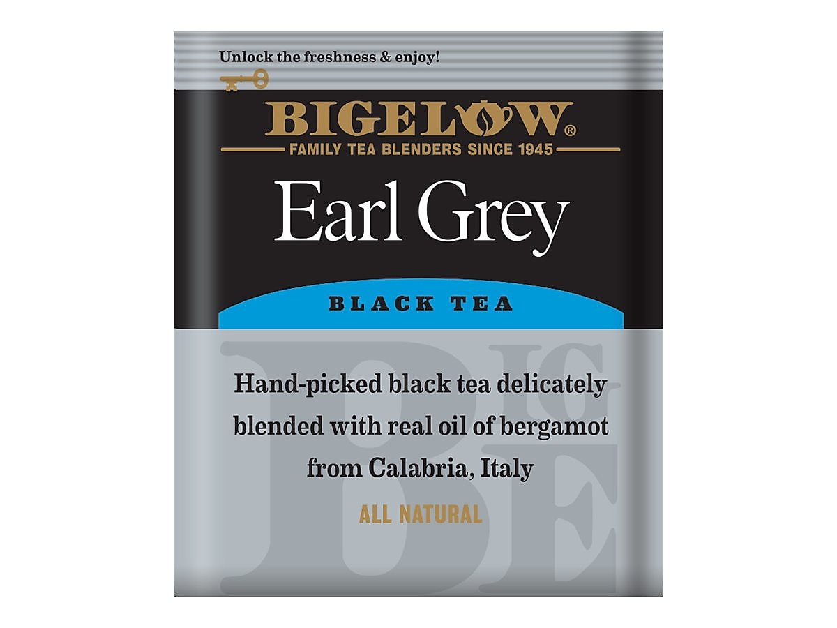 Bigelow Earl Grey Tea Bags, 28/Box
