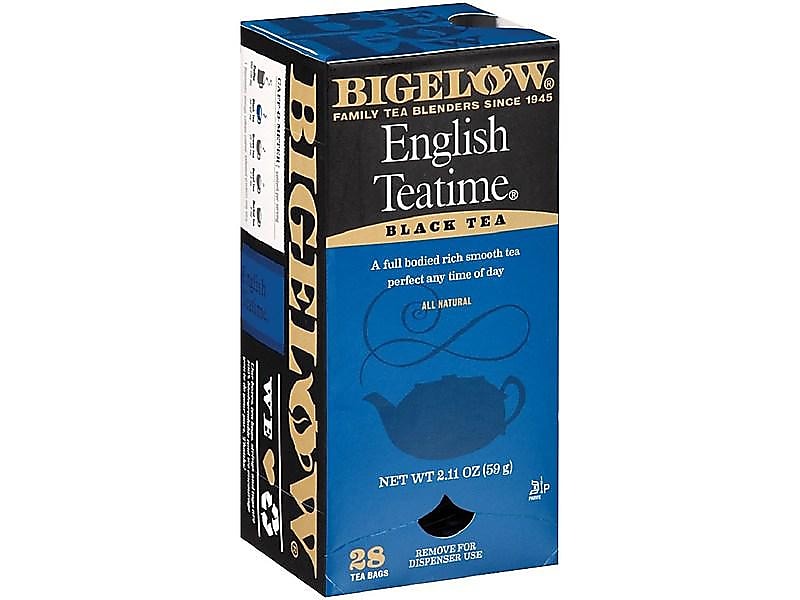 Bigelow English Teatime Black Tea Bags, 28/Box