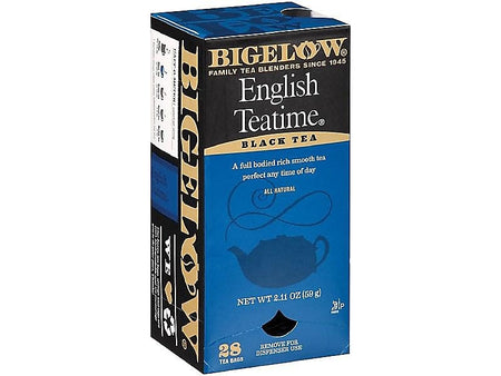 Bigelow English Teatime Black Tea Bags, 28/Box