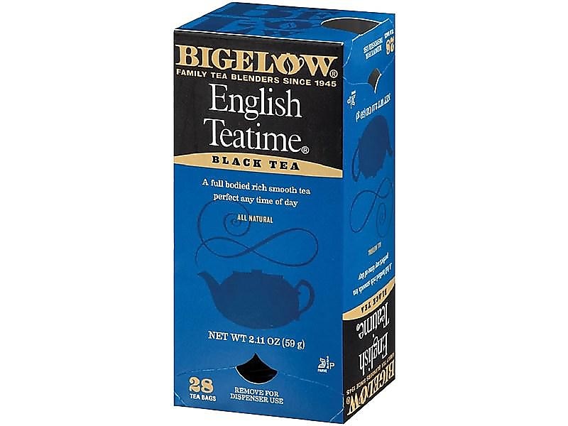 Bigelow English Teatime Black Tea Bags, 28/Box