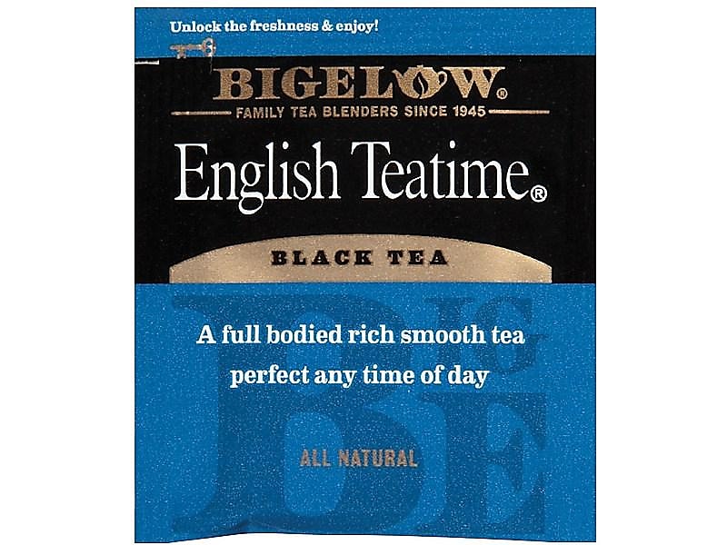 Bigelow English Teatime Black Tea Bags, 28/Box