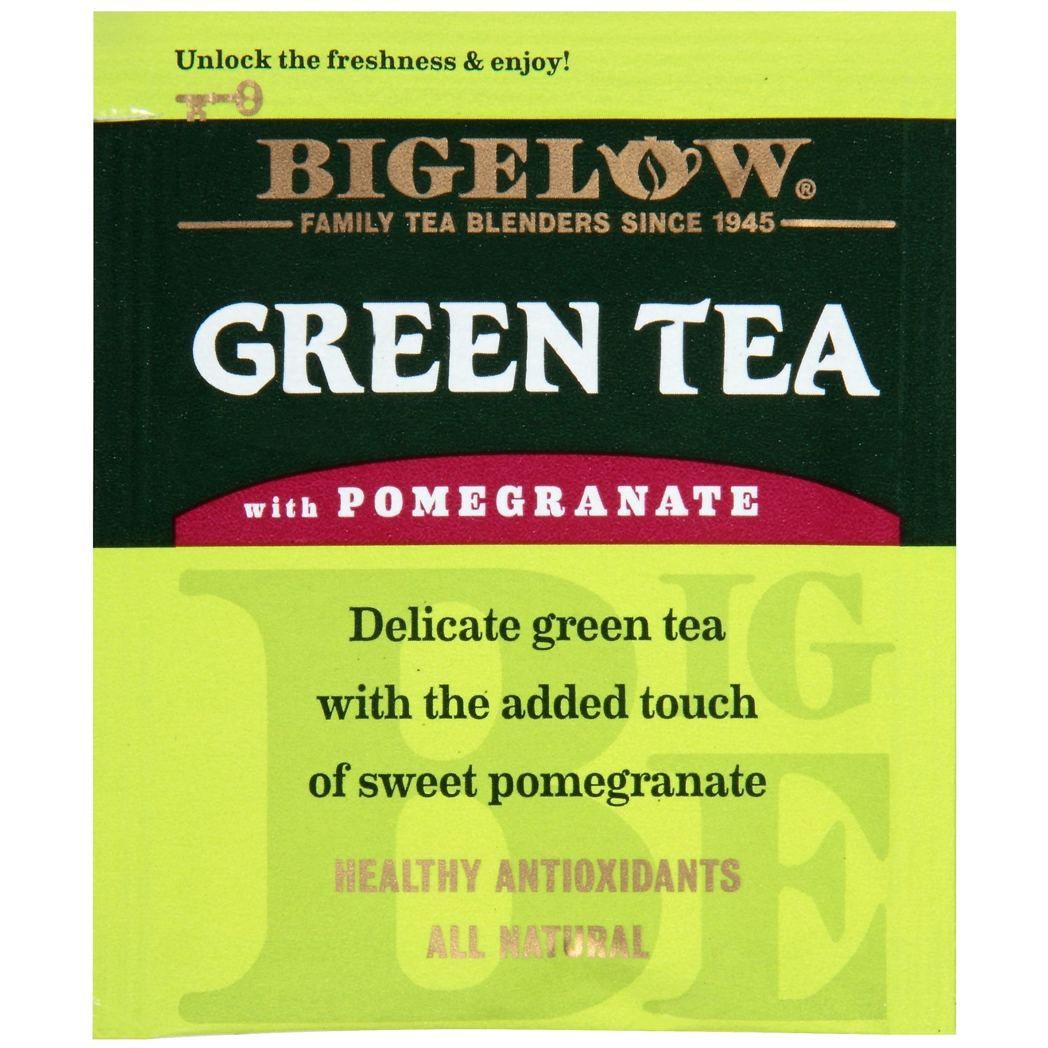 Bigelow, Green Tea with Pomegranate, 28/Box