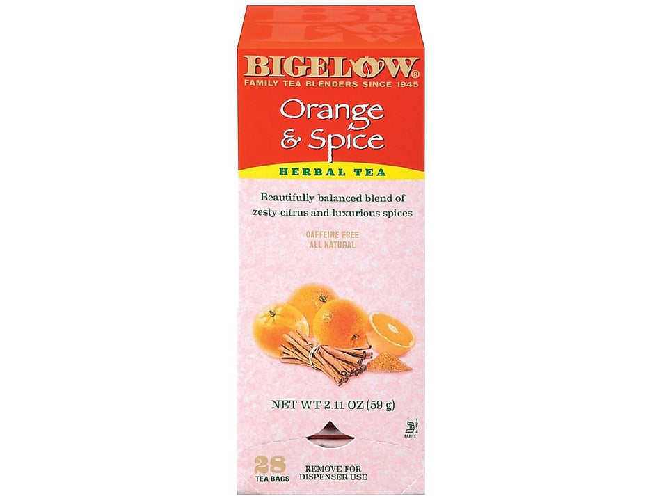 Bigelow Herbal Tea Bags, 28/Box