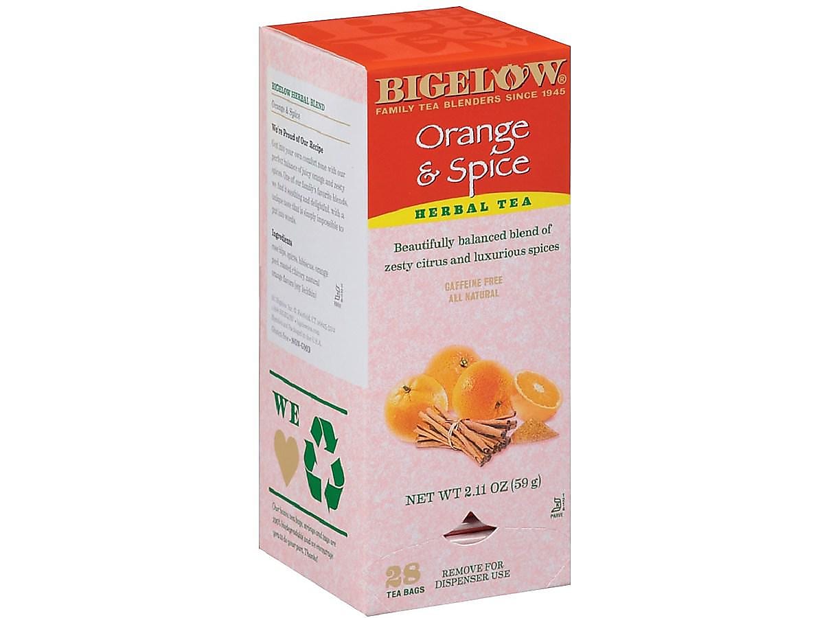 Bigelow Herbal Tea Bags, 28/Box