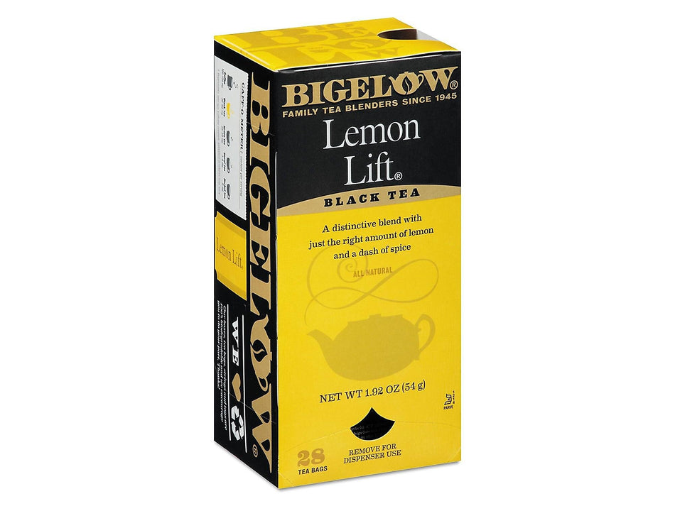 Bigelow Lemon Lift Black Tea Bags, 28/Box