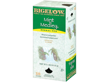 Bigelow Medley Mint Tea Bags, 28/Box