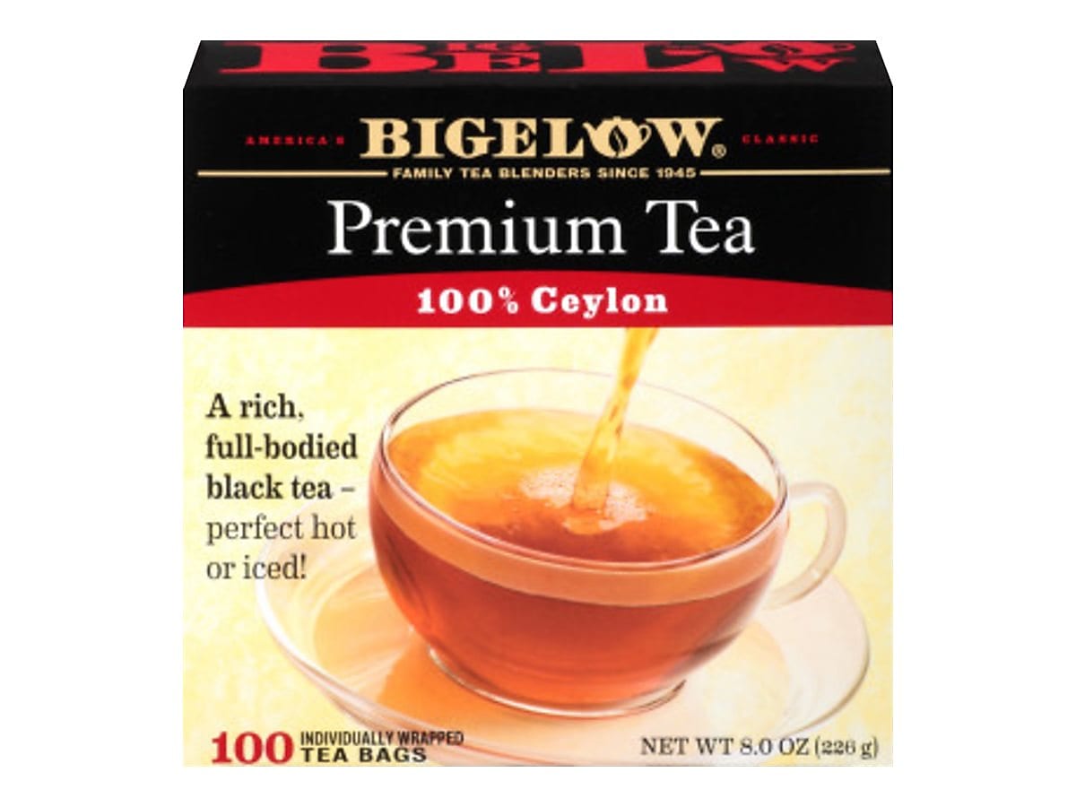 Bigelow Premium Ceylon Tea Bags, 100/Box