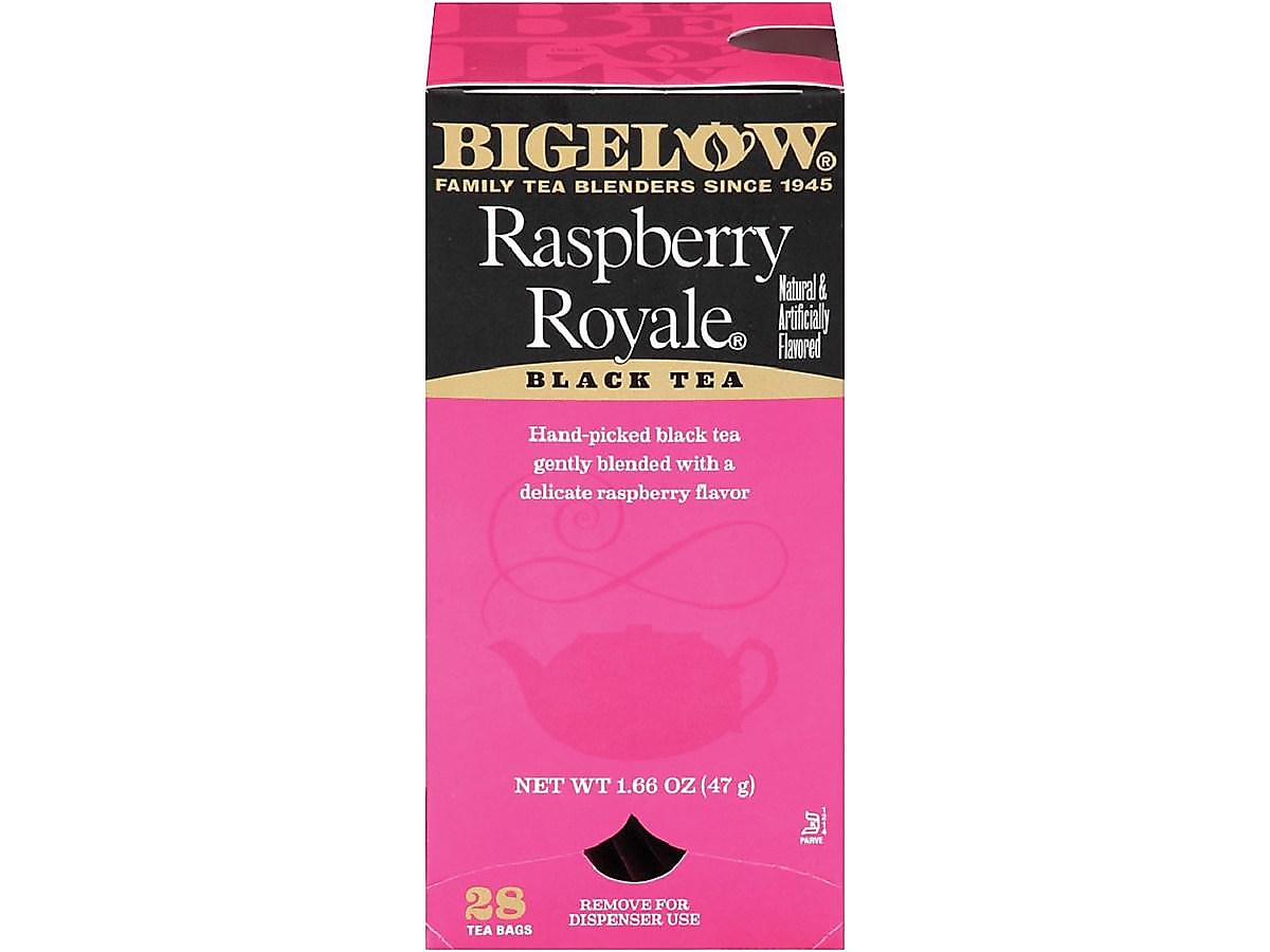 Bigelow Raspberry Royale Black Tea Bags, 28/Box