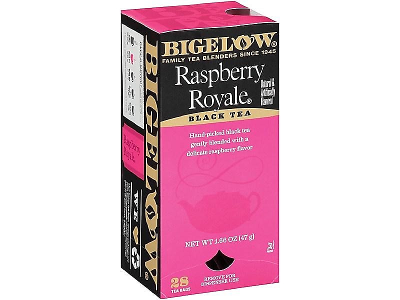 Bigelow Raspberry Royale Black Tea Bags, 28/Box