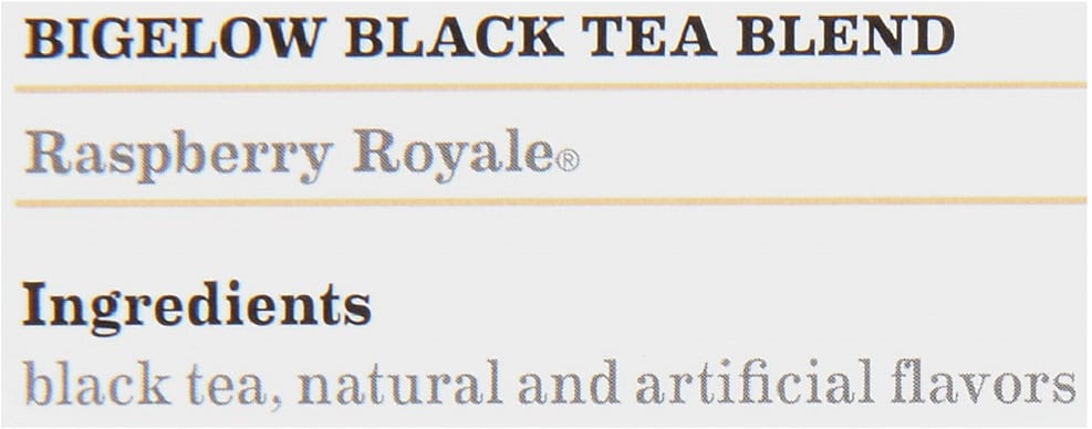 Bigelow Raspberry Royale Black Tea Bags, 28/Box