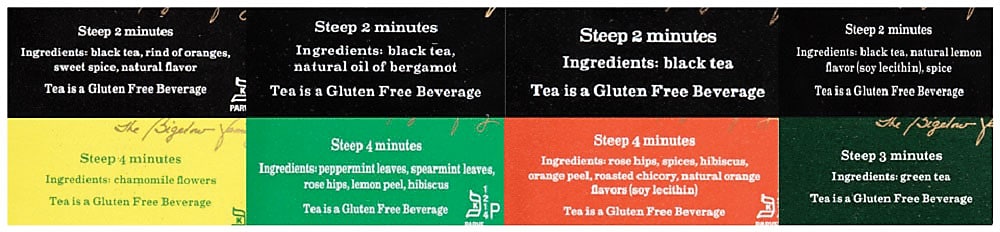 Bigelow Variety Pack Assorted Tea Bags, 64/Box