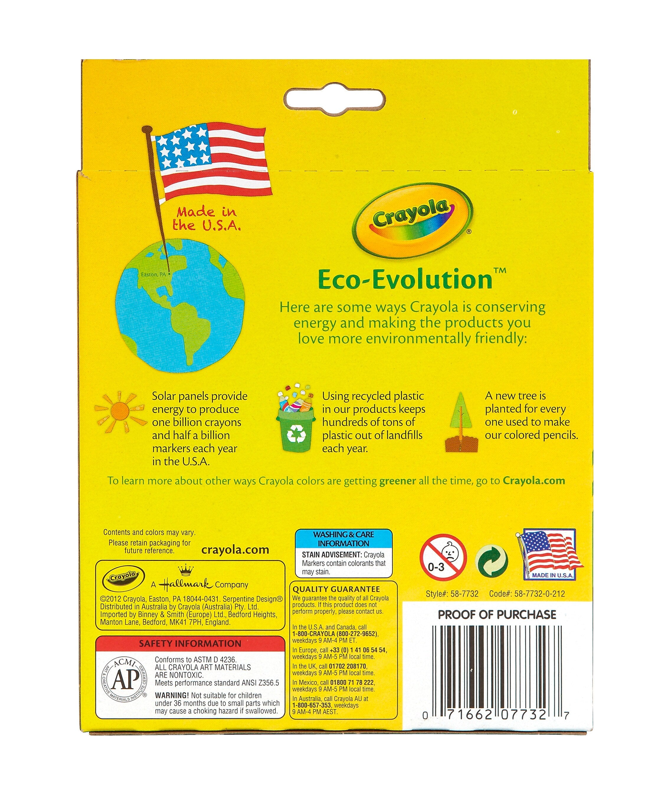 Binney & Smith Crayola® Bold Markers, Assorted Colors, 8/Pack