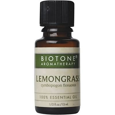 Biotone Essential Oils, Lemon Grass, Lemon Scent, 1/2 oz Bottle
