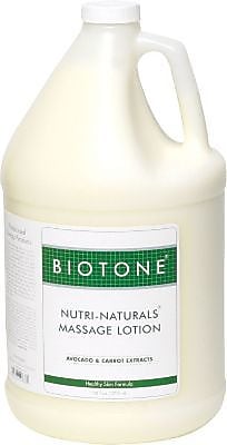 Biotone Nutri-Naturals Massage Lotion, Nature Scent, 1 Gallon Bottle