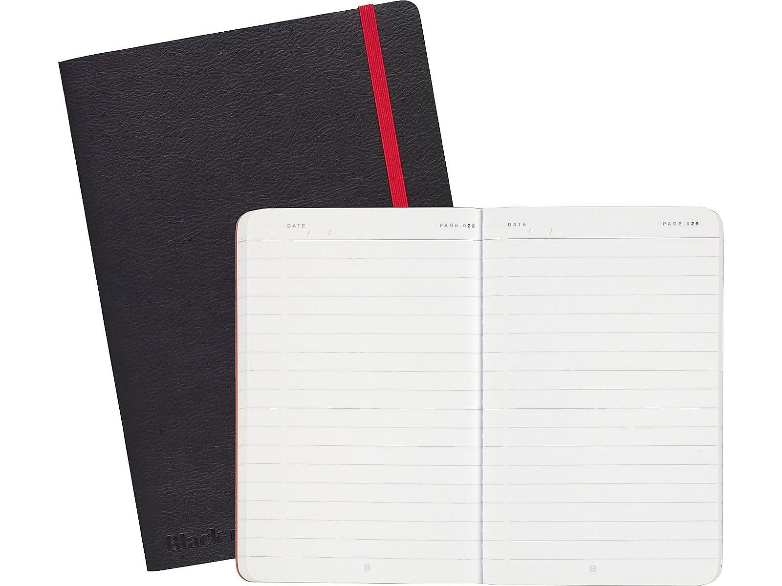 Black N' Red 1-Subject Professional Notebooks, 5.75