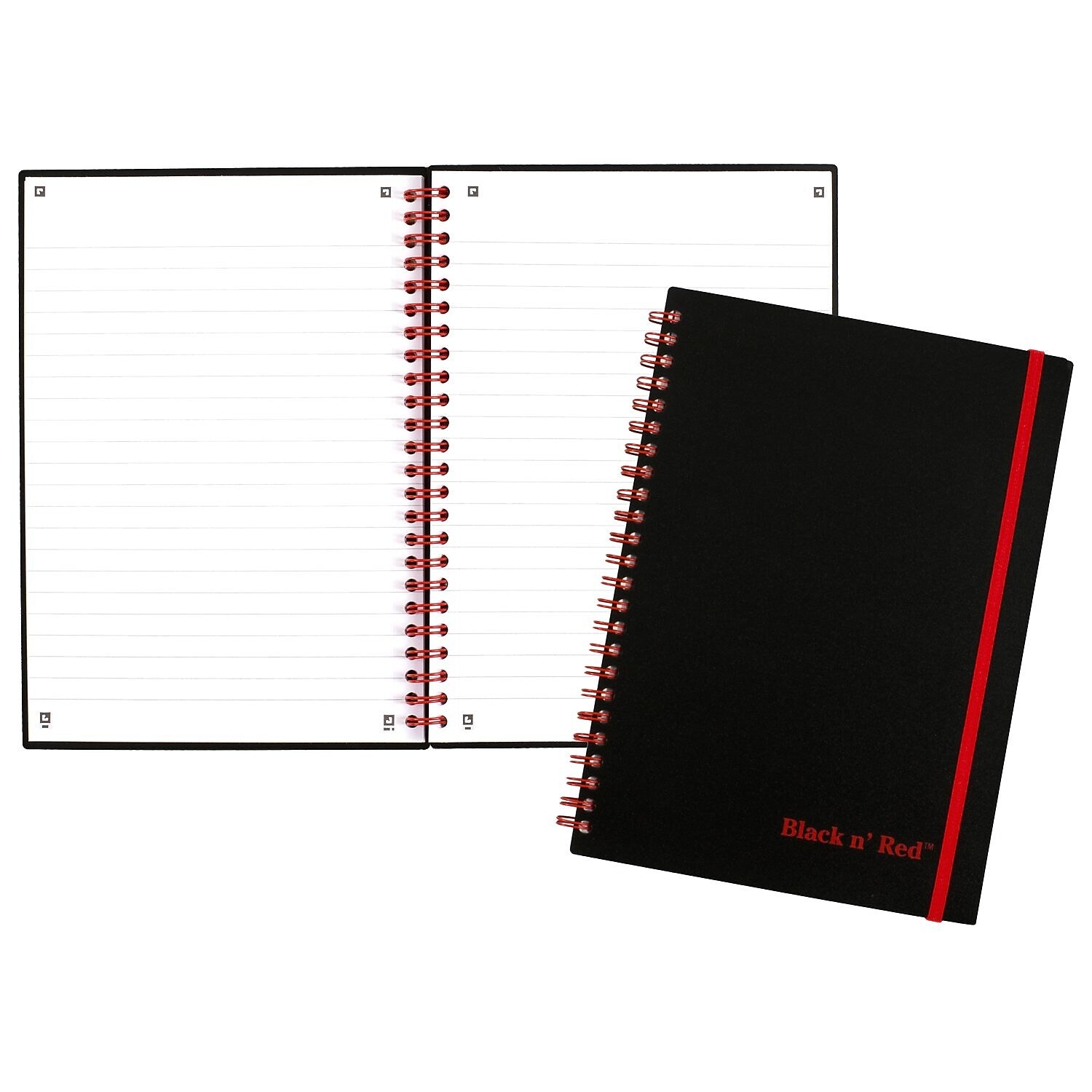 Black N' Red 1-Subject Professional Notebooks, 5.875
