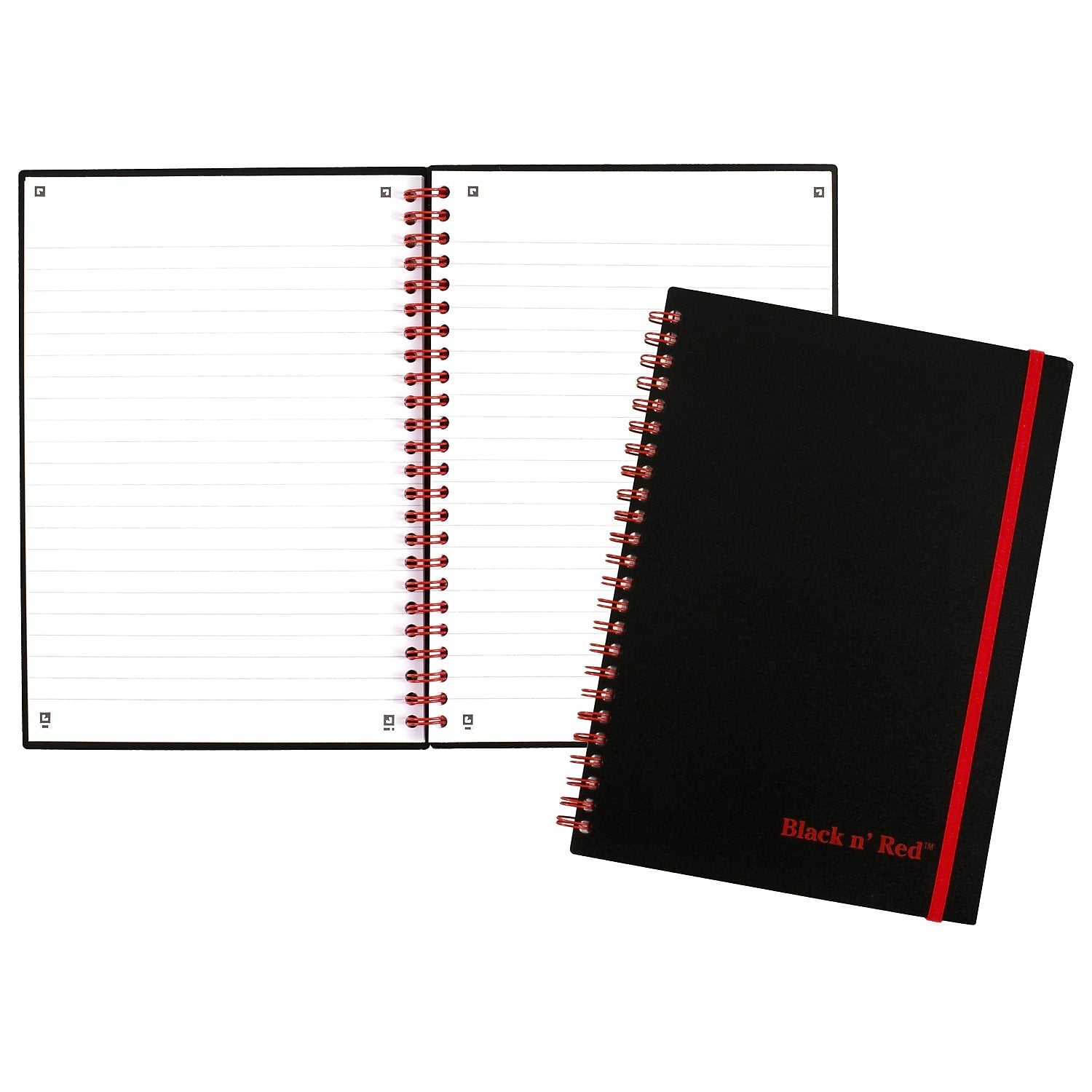 Black N' Red 1-Subject Professional Notebooks, 5.875