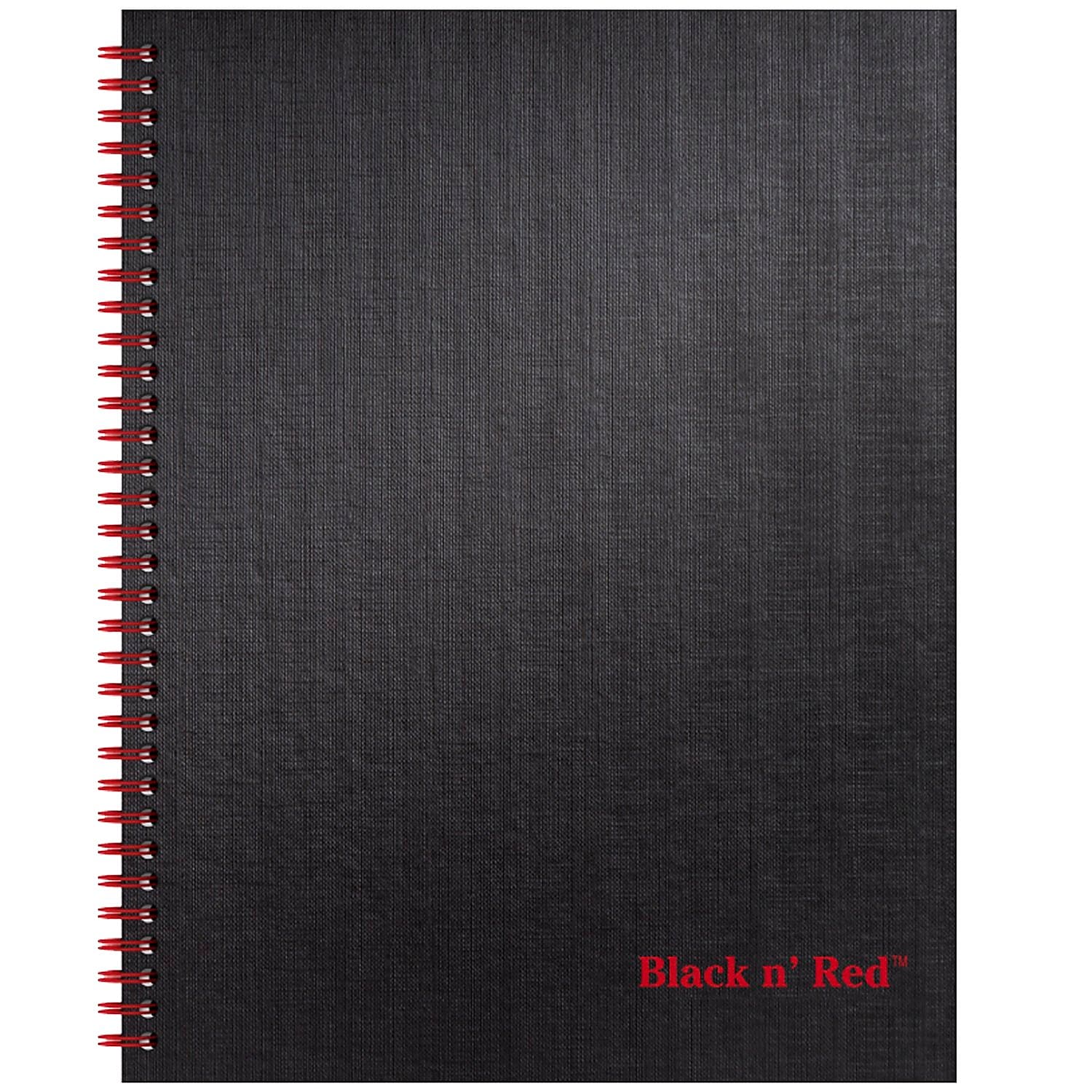 Black N' Red 1-Subject Professional Notebooks, 8.5