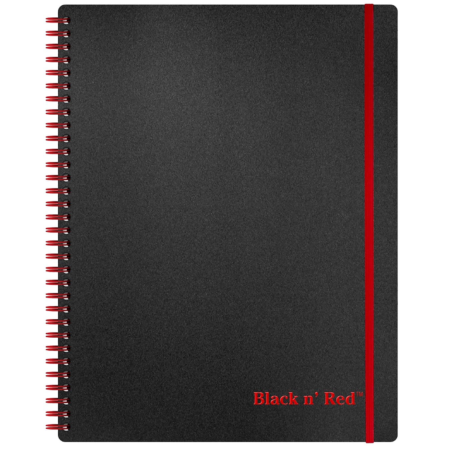 Black N' Red 1-Subject Professional Notebooks, 8.5
