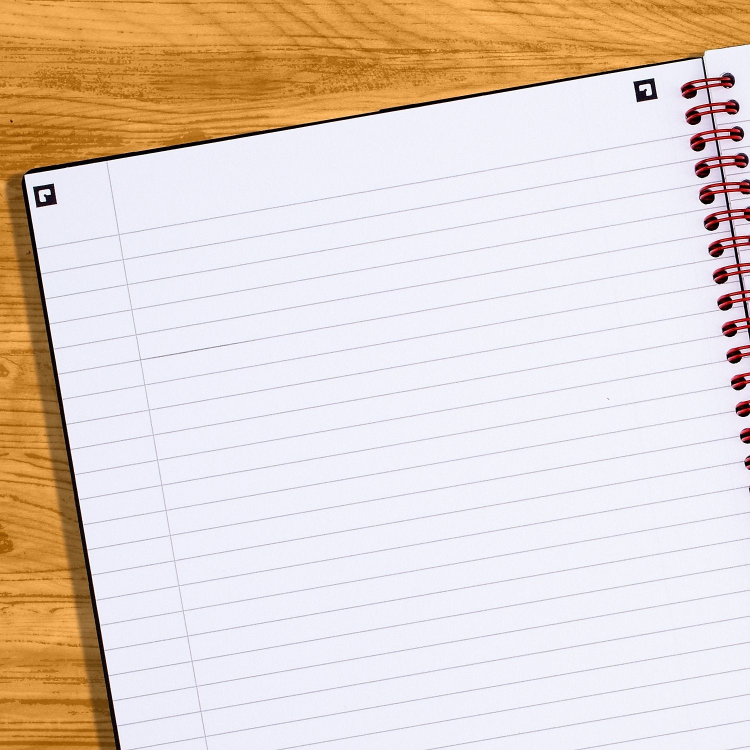 Black N' Red 1-Subject Professional Notebooks, 8.5