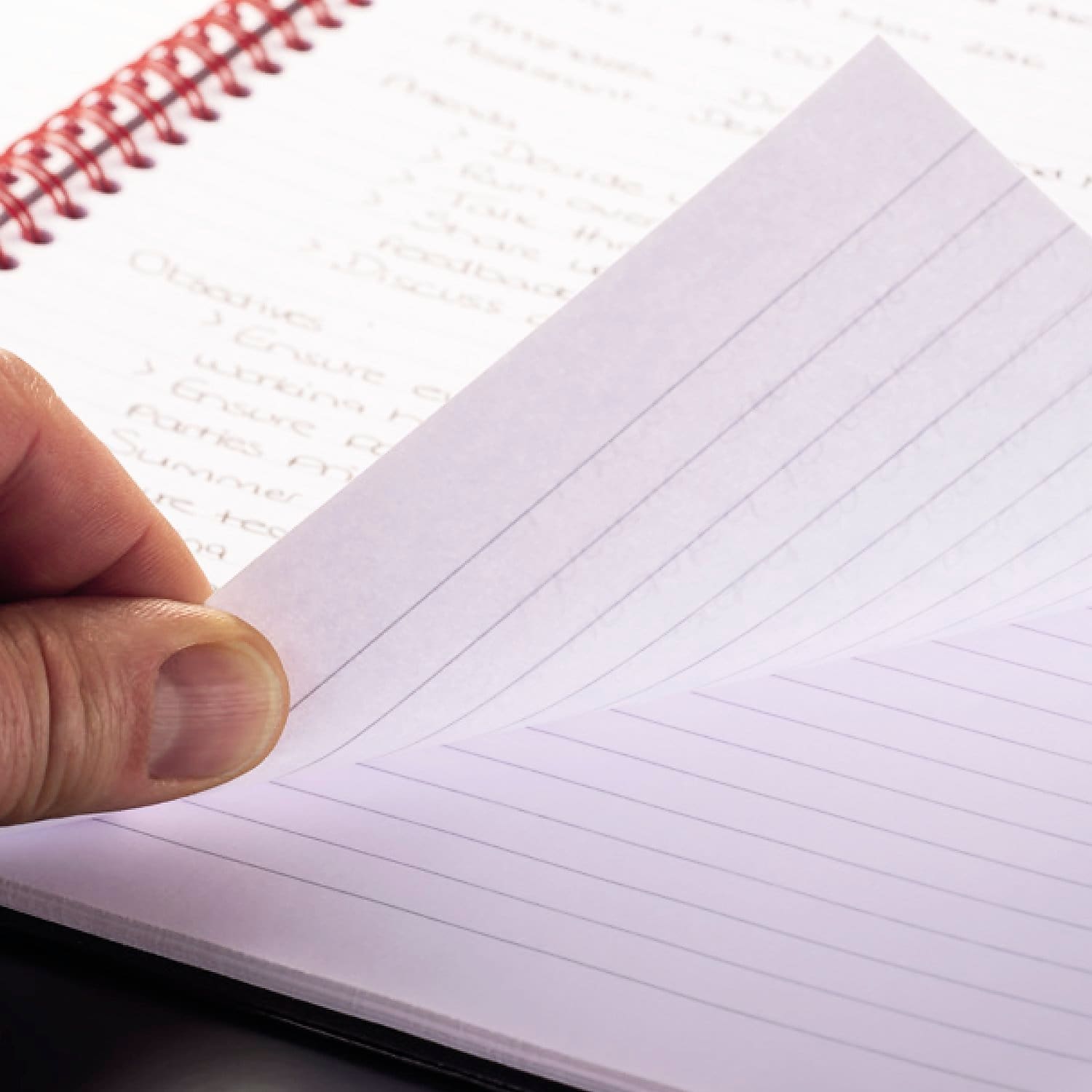 Black N' Red 1-Subject Professional Notebooks, 8.5