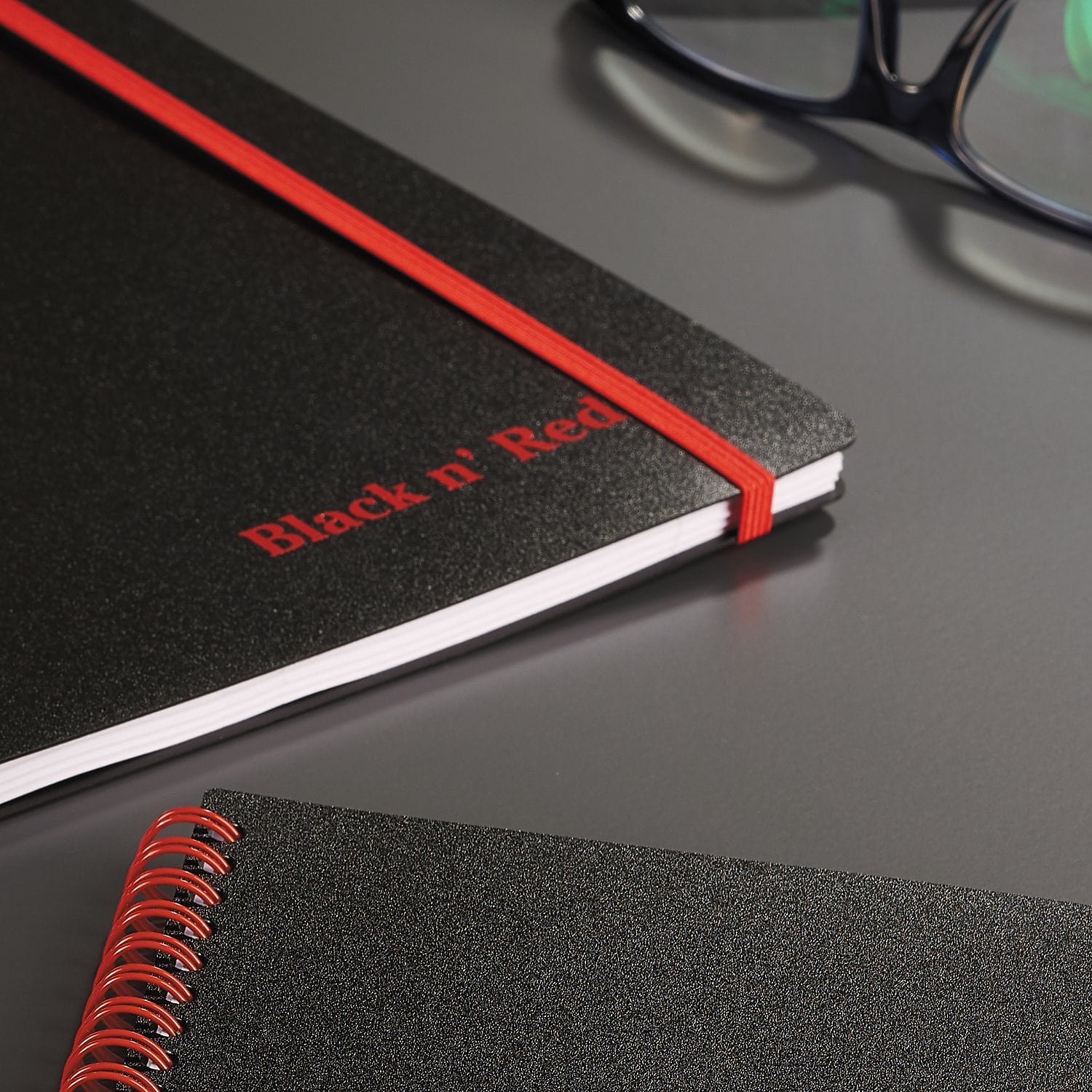 Black N' Red 1-Subject Professional Notebooks, 8.5