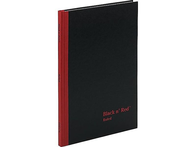 Black N' Red Black n' Red 1-Subject Professional Notebooks, 8.25