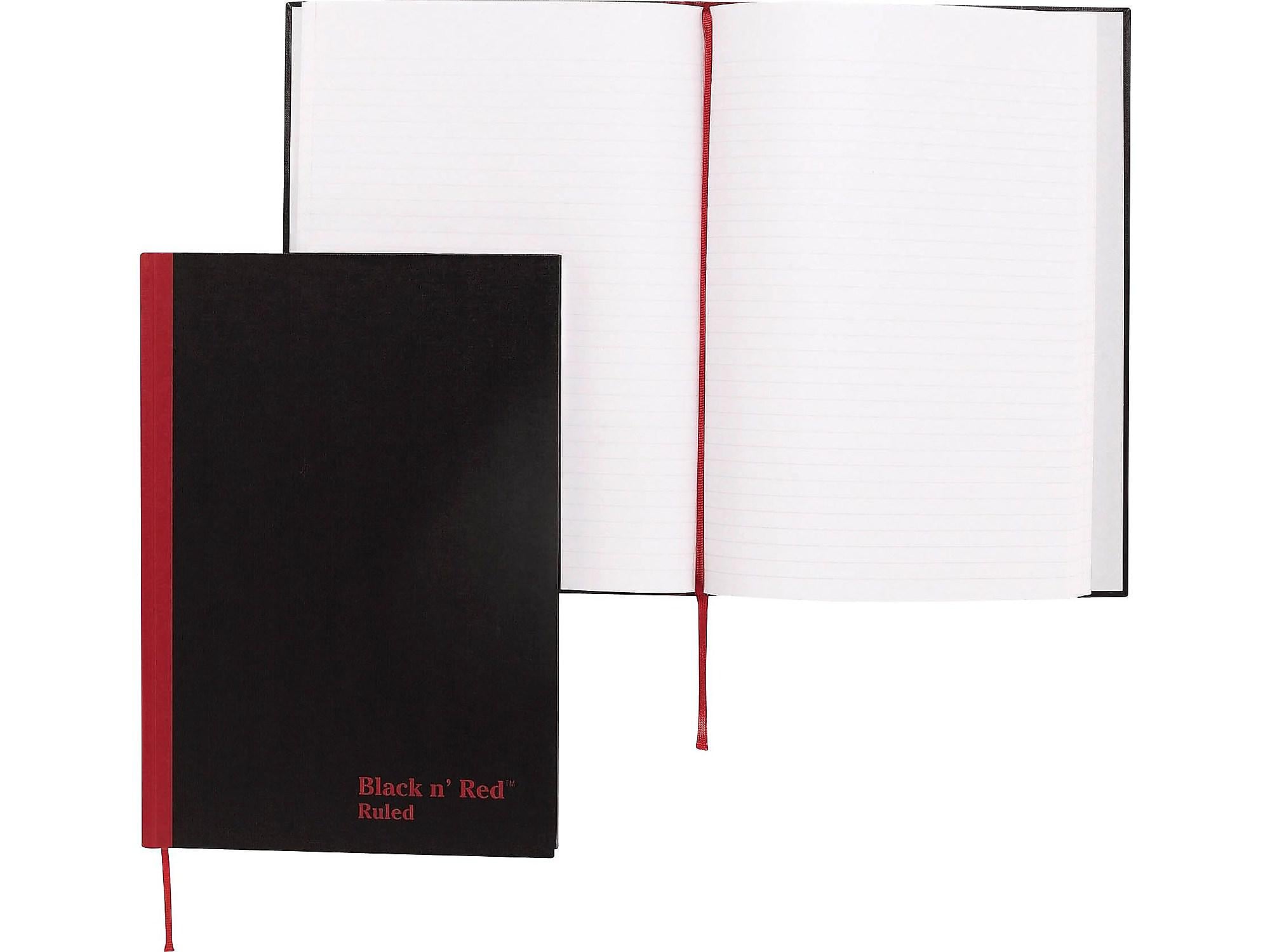 Black N' Red Black n' Red 1-Subject Professional Notebooks, 8.25
