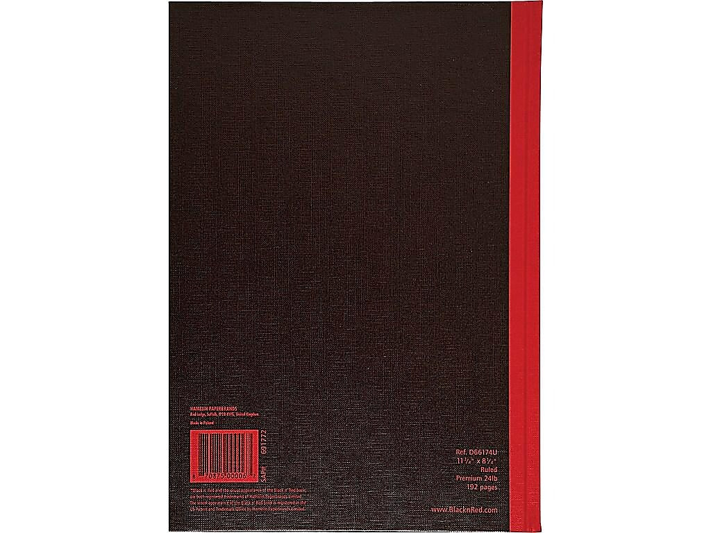 Black N' Red Black n' Red 1-Subject Professional Notebooks, 8.25