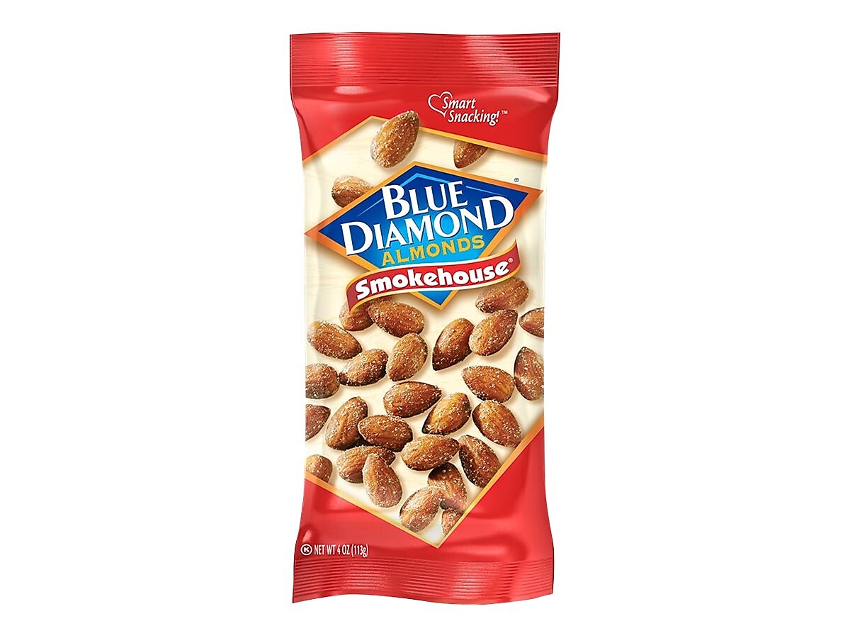 Blue Diamond Smokehouse Almonds, 4 oz., 12 Bags/Pack