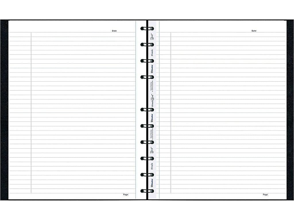 Blueline MiracleBind 1-Subject Professional Notebooks, 11
