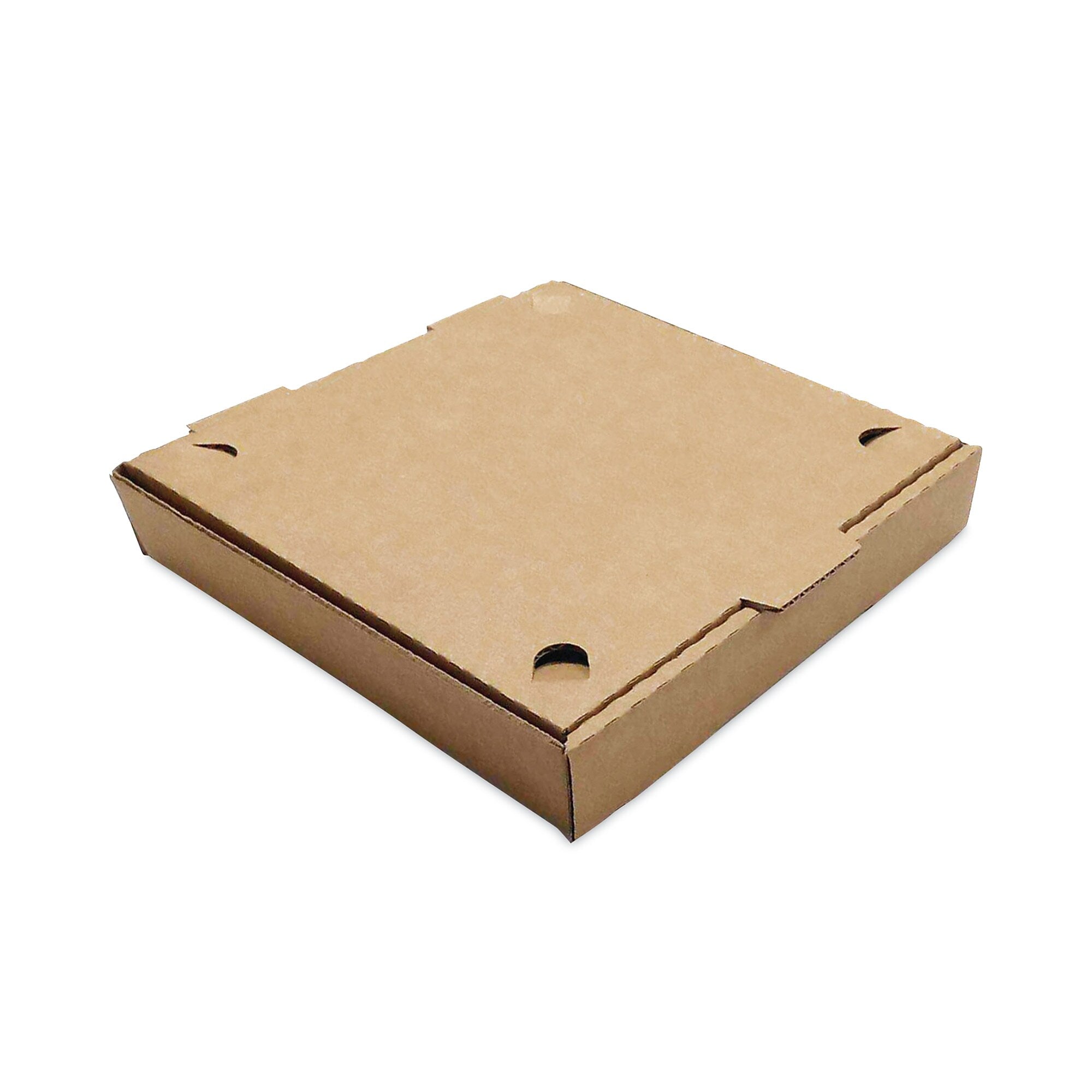 BluTable Pizza Boxes, 10 x 10 x 2, Kraft, Paper, 50/Pack