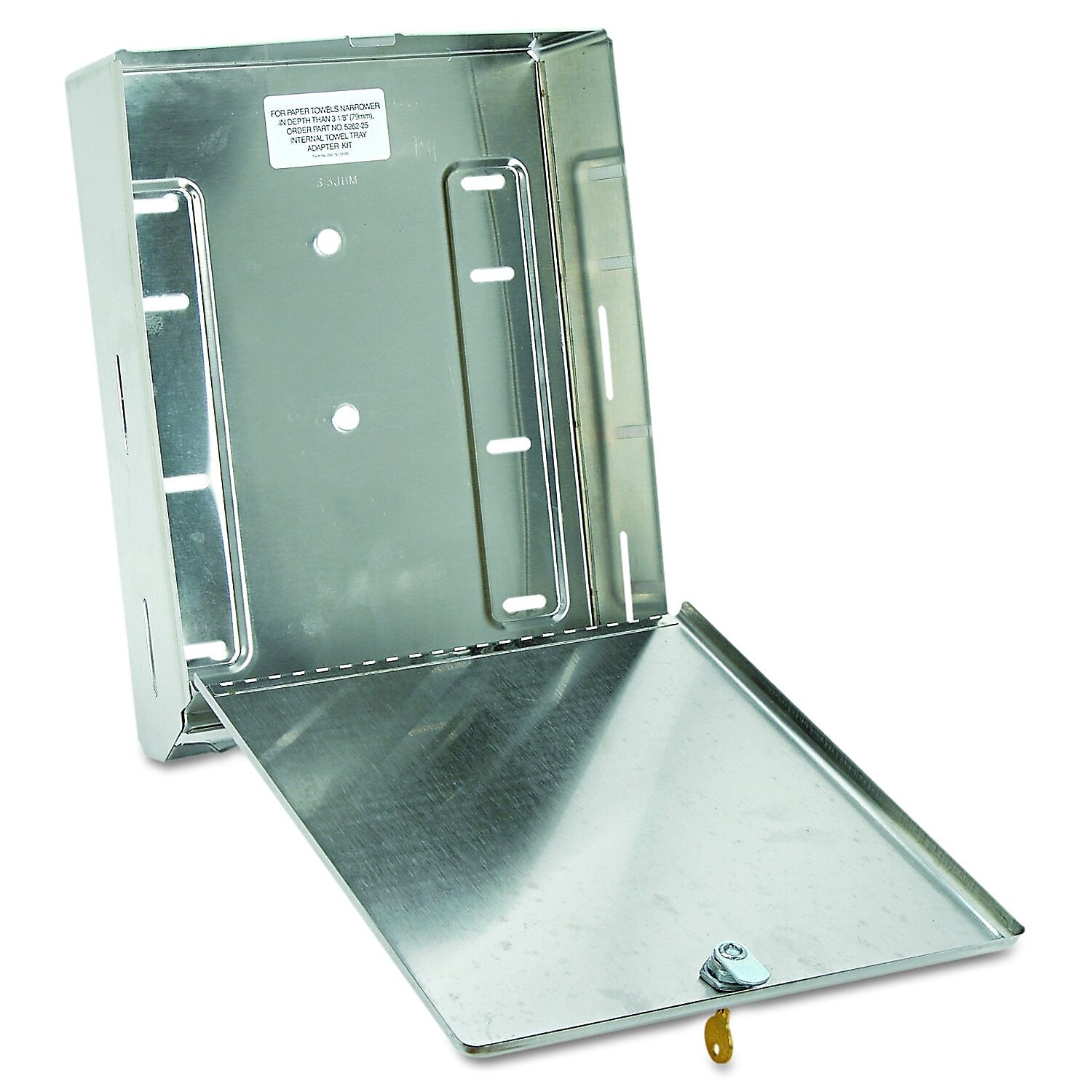 Bobrick Stainless Steel Dispenser, Stainless Steel, 14