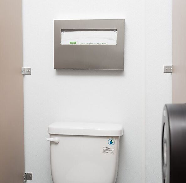 Bobrick Toilet Seat Cover Dispenser, 15 3/4